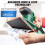Aucenix Sanding Sheets for Electric Sander: 48Pcs Hook and Loop Sandpaper - Rectangular Sander Pads with 8 Holes Assorted 4