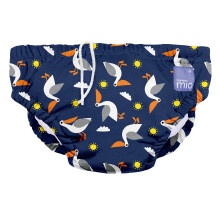 Bambino Mio Baby and Toddler Reusable Swim Nappy Pant, 0-6 Months, Pelican Pier, Boys and Girls