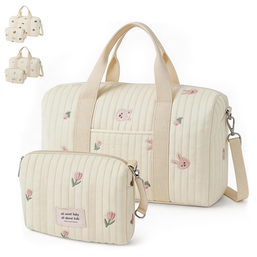 Gonggi Large Baby Changing & Hospital Maternity Bag (Rabbit)