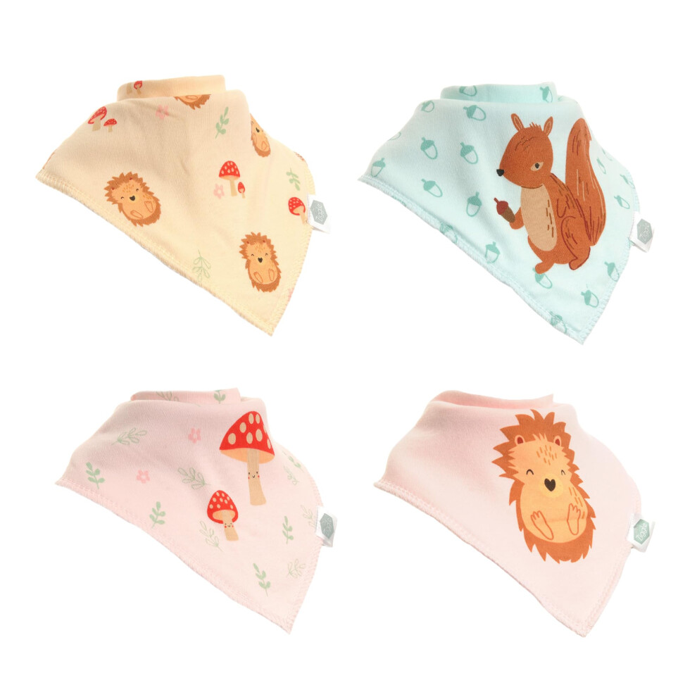 Bandana Dribble Bibs - Cotton Front Baby Bibs Newborn To 24 Months - Newborn Baby Gifts - Bibs For Comfortable Kids Ziggle