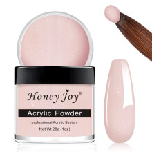 28g/box Acrylic Powder Professional White Clear Black Nude Acrylic Nail French Manicure Powder for Nail Extension Acrylic Nail System,HJ-NAP016