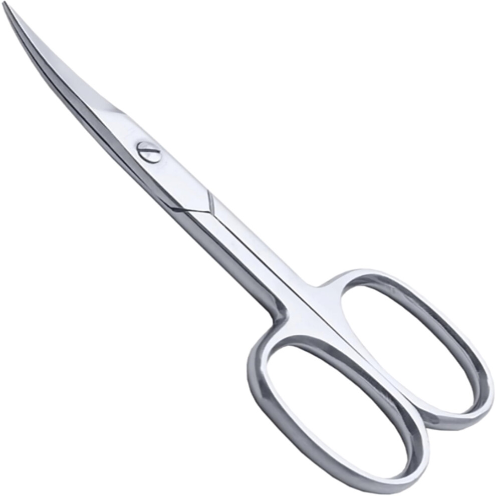 Me Maxequip Cuticle Nail Scissors Curved Shape Professional Stainless Steel Beauty Scissors, For Manicure Pedicure, Eyebrows, Nose