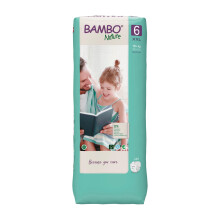 Bambo Nature Premium Eco Nappies, Eco-Labelled Sustainable Nappies, Enhanced Leakage Protection, Secure & Comfortable Baby Nappies