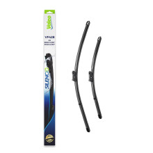 VALEO Silencio Wiper - VF428 - Kit of High Performance, Superior Road Visibility, Easy Installation Original Flat Blades 650mm/500mm - Front