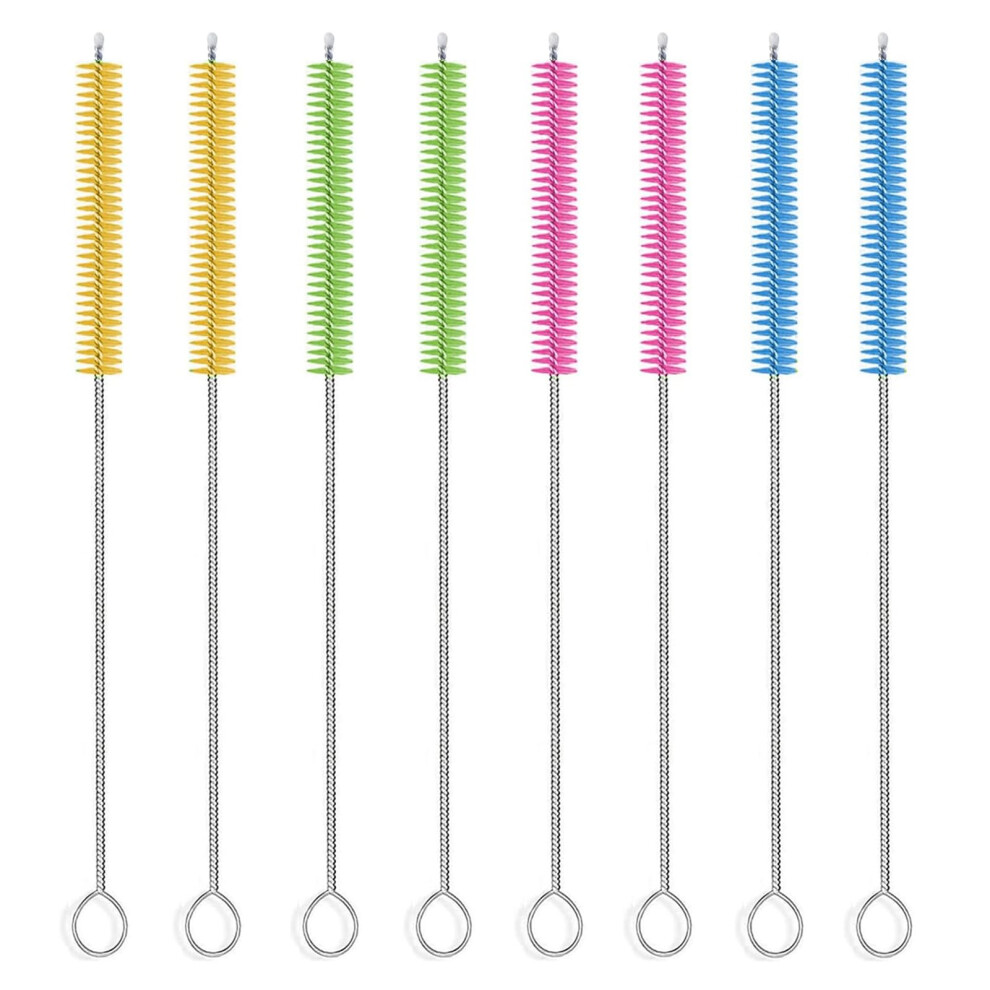 Straw Cleaning Brush, 8Pcs Small Straw Cleaner Bottle Brush For Cleaning, Colorful Pipe Cleaners, Perfect For Baby Bottles Straws Pipe Xwchasa