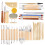 Magicfly 45PCS Clay Sculpting Tools, Ceramic Tools Polymer Clay Tools Clay Sculpting Set 4
