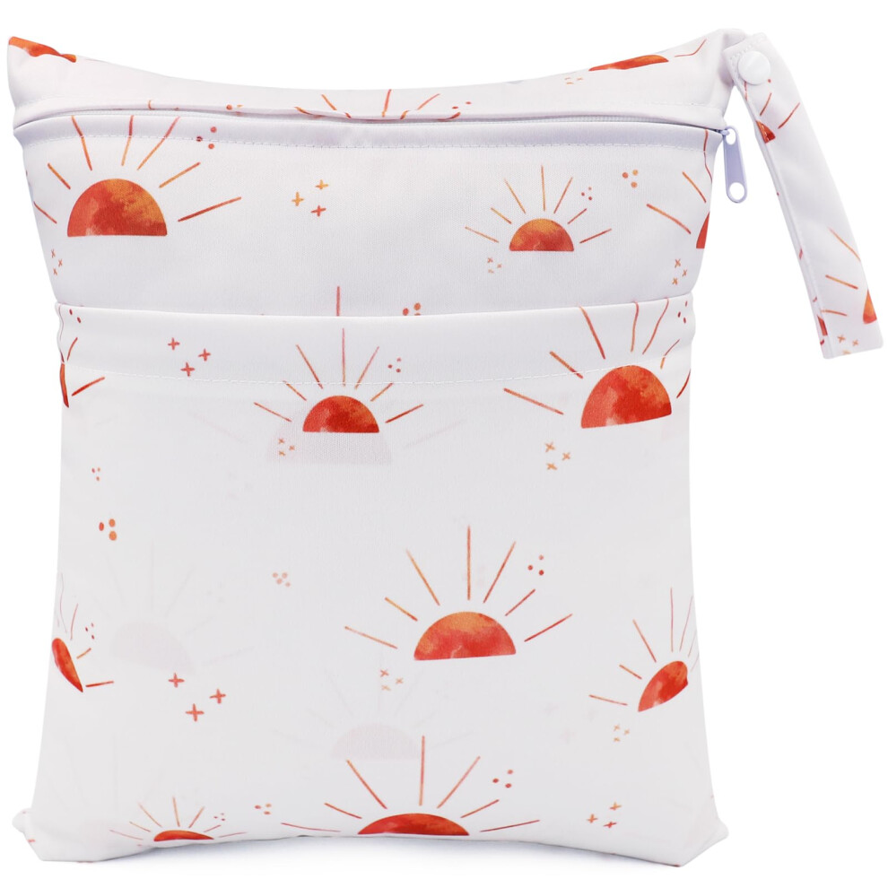 Wet Bag, Cloth Nappy Bags Produce Bags Wet Dry Suit Bag Storage Organiser Fenfang