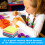 60 Pcs Coloured Felt Fabric Sheets, 60 Assorted Colour Polyester Soft Thick Felt Sheets 5