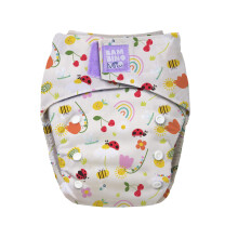 Bambino Mio, Revolutionary Reusable Nappy - Sustainable, Washable, Chemical-Free Eco Nappy from Newborn to Toddler (Sunshine Friends)