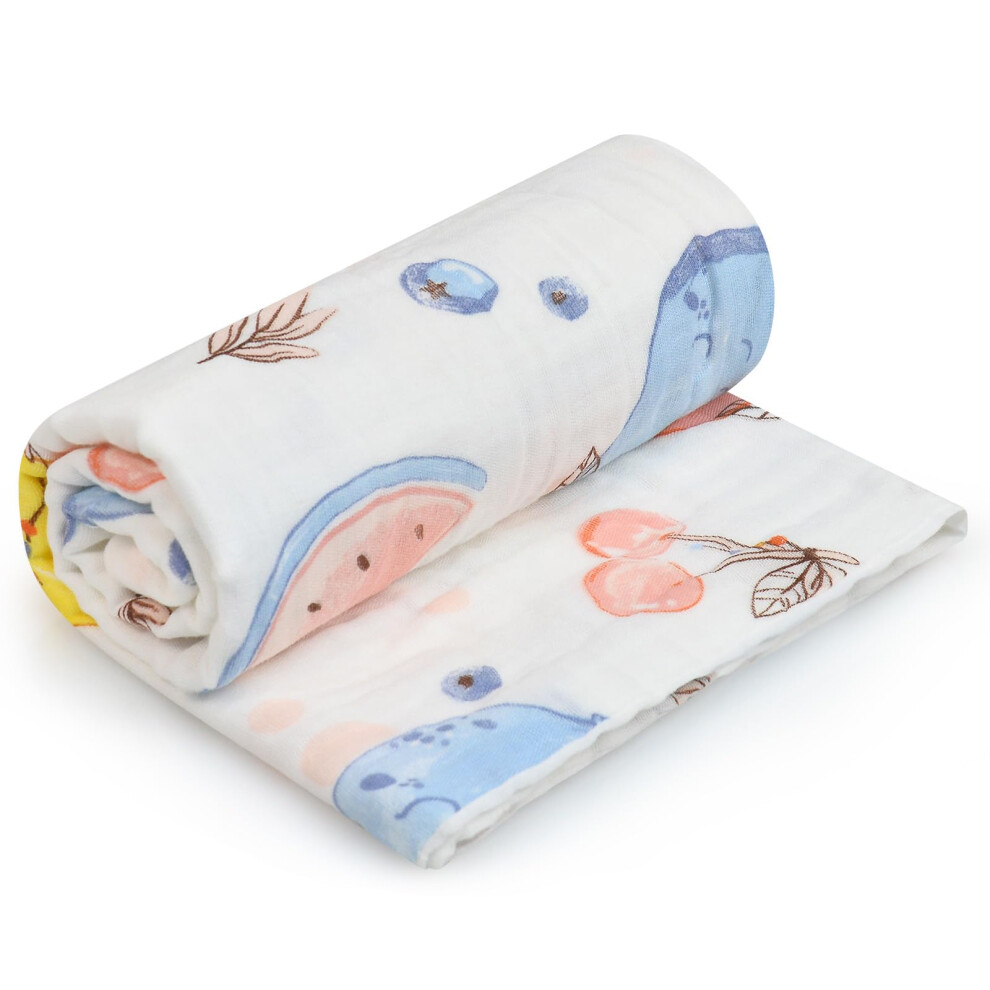 Soft 100% Cotton Cellular Baby Blanket, Warm & Cosy, 70Cmx86cm, Newborn Gifts For Unisex, Toddlers, Boys Girls, Fits Pram/Moses Basket Hotut