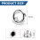 6 Pcs Sink Hole Replacement Overflow Hole,Sink Hole Cap,Drain Cap Cover Insert i 2