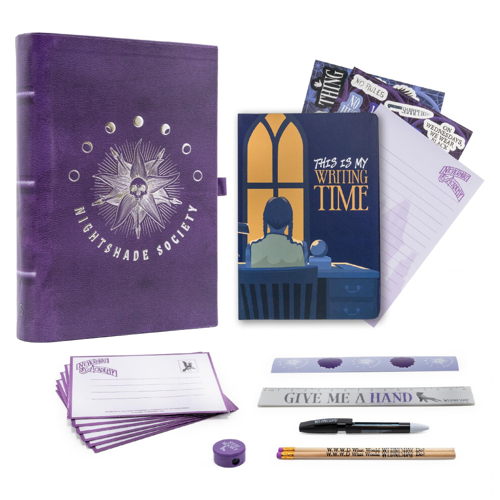 Sky Studios Wednesday Addams Gifts Wednesday Keepsake Box Nightshade Book Gothic Collectible Set Merchandise Merch Wednesday Gifts Blue Blue Sky Studios