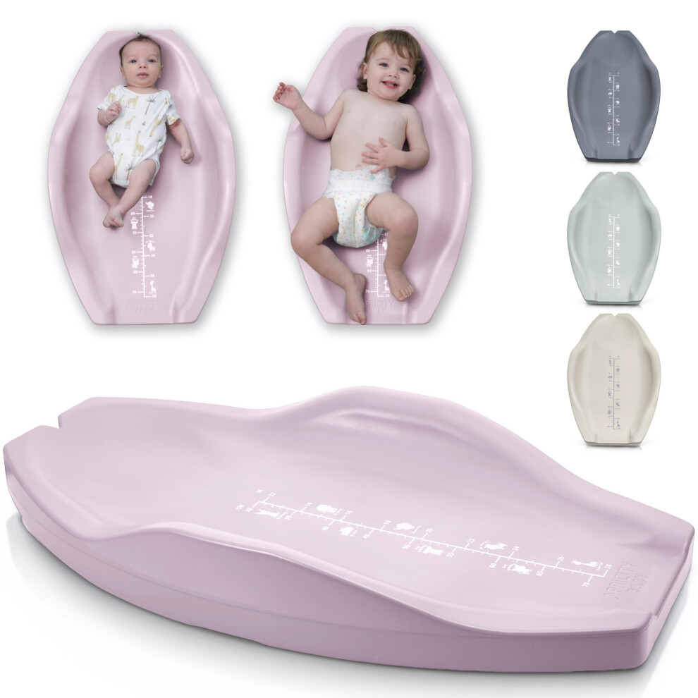 Wipeable Changing Mat, Waterproof Baby Change Mat With Raised Sides, Extra-Large 80 50 Cm Nappy Changing Pad For Newborn To Toddler Apricity Baby