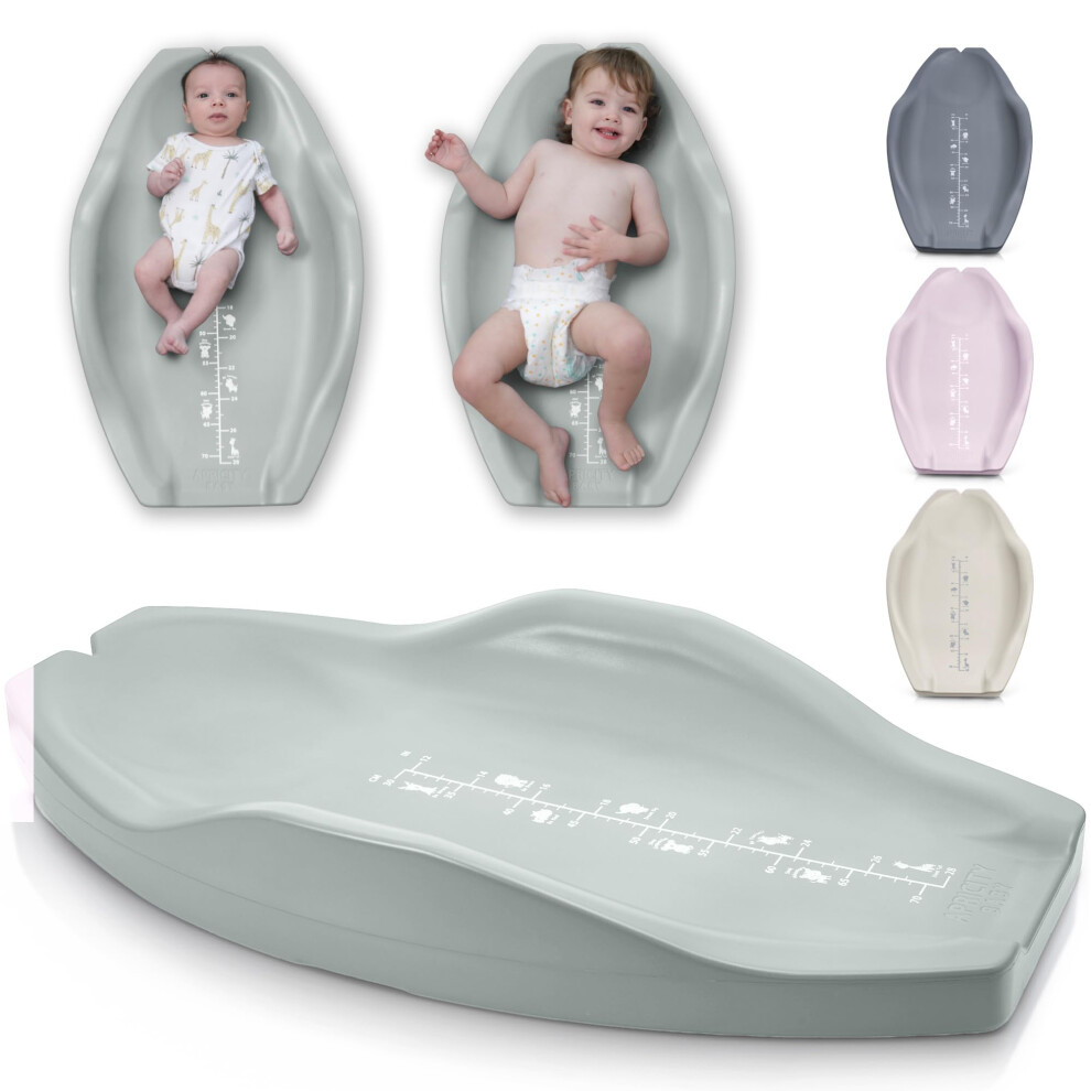 Wipeable Changing Mat, Waterproof Baby Change Mat With Raised Sides, Extra-Large 80 50 Cm Nappy Changing Pad For Newborn To Toddler Apricity Baby