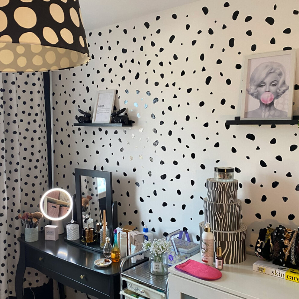 210 Dalmation Spots Dot Wall Stickers Decal Dalmatian Stickers Vinyl Polka Spots Child Kids Vinyl Art Decor Home Nursery Artcraftuk