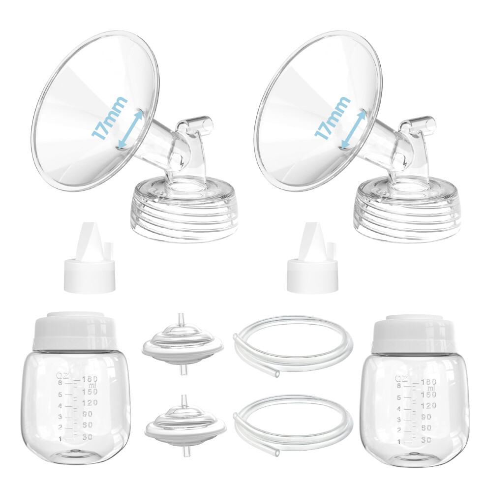 Spectra Replacement Pump Parts Compatible With S1/S2/9 Plus, Spectra Flanges, Duckbill Valves, Backflow Protectors (Diaphragm Included) Cubcare