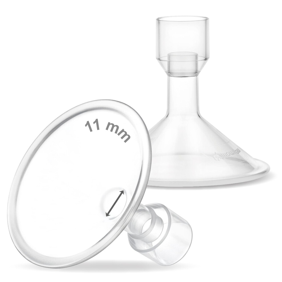 Myfit 11 Mm Small Shields, Compatible With Medela Breast Pump- Personalfit, Freestyle, Harmony, Maxi, Flex Connector Maymom