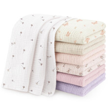 Susurration Muslin Cloths for Baby, 100% Cotton Baby Muslin Squares Cloths for Newborn Boy and Girl
