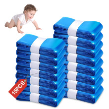 15 Pack Nappy Bin Refills, Diaper Bin Pail Disposal Bags 4.5m long, Nappy Bin compatible with
