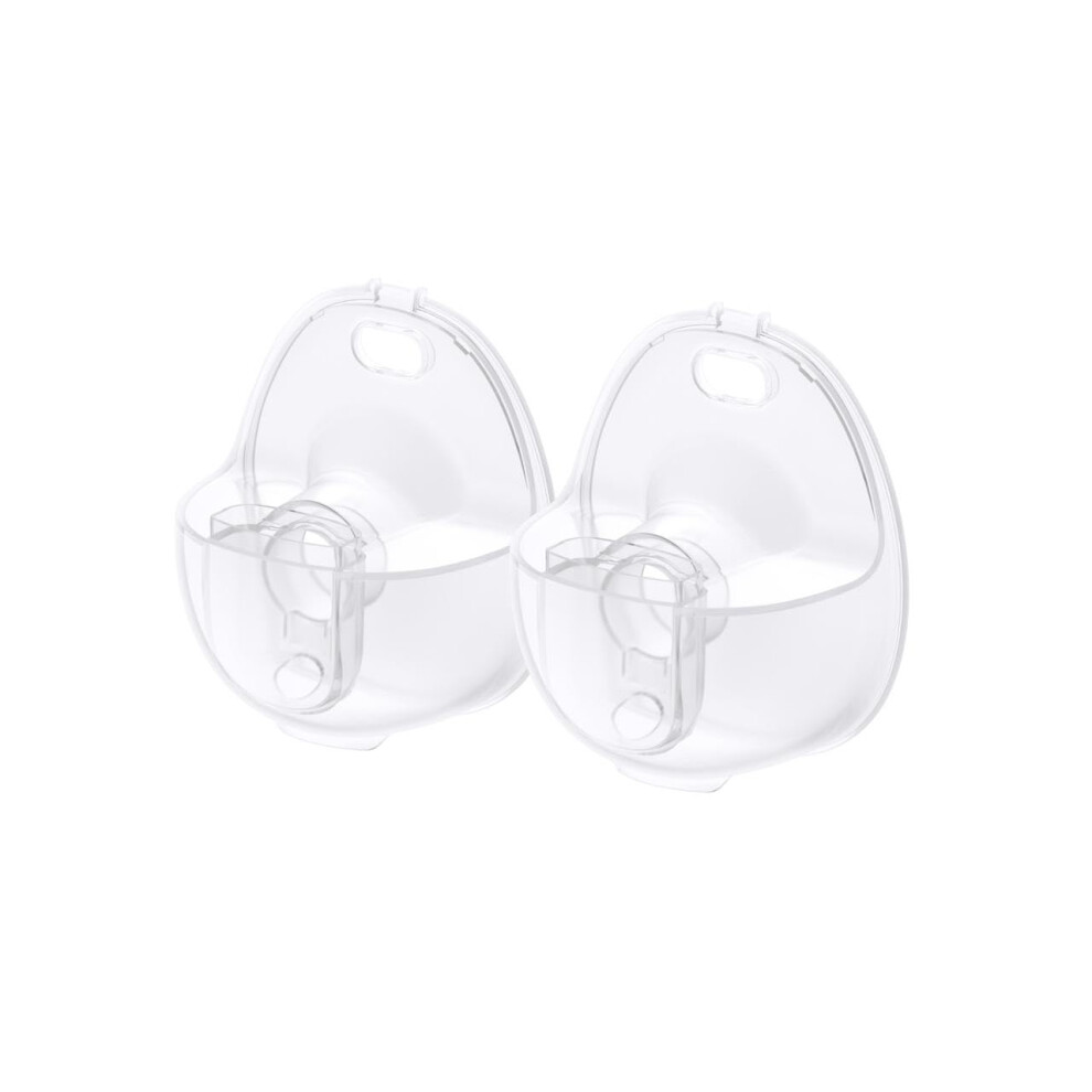 Eufy Security Eufy Original Milk Container (2-Pack) For Wearable Breast Pump S1/S1 Pro, Bpa-Free Reusable Breast Pump Container Collects Up To 5 Oz (150 Ml) Each