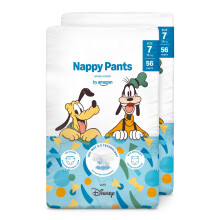 by Amazon Disney Nappy Pants - Size 7 (17+ kg) - 112 Pants (2 Pack x 56)