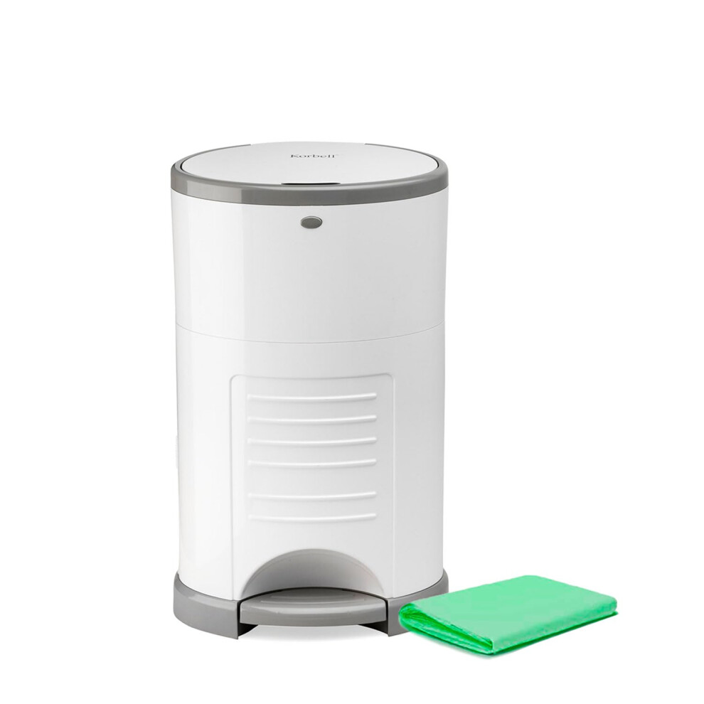 16L Hands-Free Eco Friendly Nappy Bin + 1 Refill Korbell