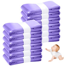 12er-Pack Nappy Bin Refills, vacvad 4.5m Diaper Bin Pail Disposal Bags, Nappy Bin Liners Replacement Strong Seal & Tear Resistance
