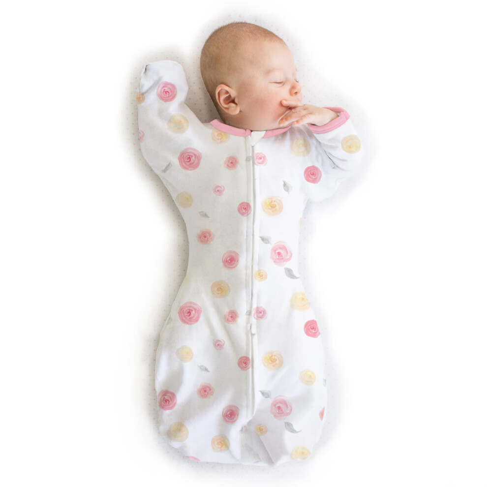Transitional Swaddle Sack, Baby Swaddles For Newborn With Arms Up Half-Length Sleeves & Mitten Cuffs, Sleep Sack Wearable Blanket, M Amazing Baby
