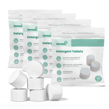 Grownsy Detergent Washing Tablets 40 PCS for Momcozy, Baby Brezza, Papablic Bottle Washer, Compatible with All Brands Baby Bottle Washers