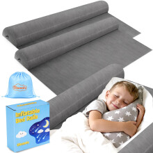 Oiomniv Inflatable Bed Rails for Toddlers (2 Pack) – Portable Travel Bed Bumpers, Non-Slip Safety Guard Rails, Fits Twin, Full, Queen & King Beds, B