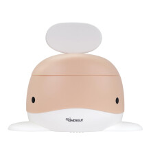 Kindsgut Potty Training Seat in Whale Design, Suitable for All Toilet Shapes Non-Slip Toilet seat, Peach