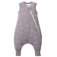 LULUMONKEY Sleeping Bag with Legs 1.5 TOG, 100% Cotton Sleeping Sack with Feet Toddler Wearable Blanket 3-4 Years, Dinosaurs