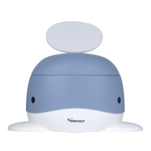 Kindsgut Potty Training Seat in Whale Design, Suitable for All Toilet Shapes Non-Slip Toilet seat, Pigeon Blue