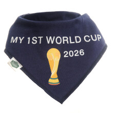 Bandana Dribble Bibs - Cotton Front Baby Bibs Newborn to 24 Months - Newborn Gifts - Baby Bibs for Comfortable Kids - My First World Cup