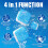 Washing Machine Cleaner, Deep Clean 24 Tablets for Year-Round, Descaling Agent, 4 in 1 Function, Suitable for HE 4