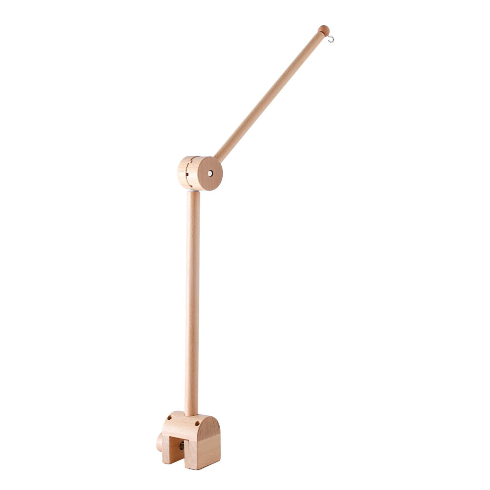 Wooden Cot Mobile Arm, 360 Grad Height Adjustable, Unisex, Nature Theme, Crib Mount Promise Babe