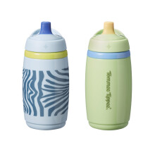 Tommee Tippee Insulated Active Spout Toddler Sippy Cup, 266ml, 12m+, Pack of 2,