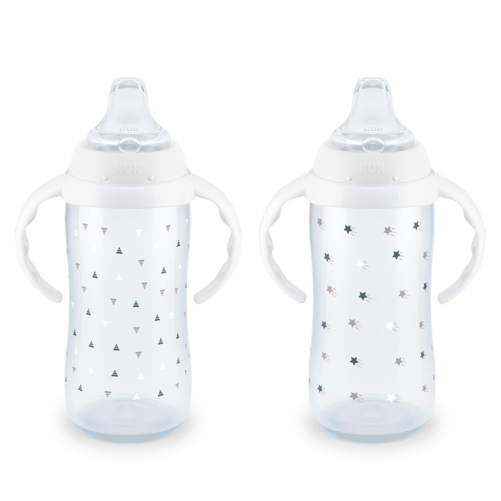 Nuk Large Learner Cup, 10 Oz, 9+ Months, Timeless Collection, Amazon Exclusive, 2 Count (Pack Of 1)