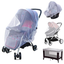 South to East Mosquito Net for Stroller, Baby Bug Netting with Storage Bag, Breathable & Portable Mosquito Nets for Strollers, Car Seat, Bassinet