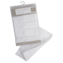 Mamas & Papas 5 Pack Large Cotton Muslin Squares, White