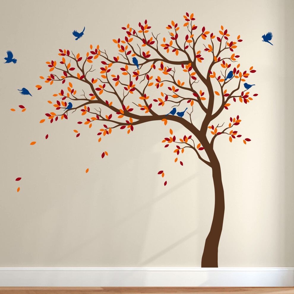 Large Tree Wall Decals Wall Tattoo Large Nursery Tree Decals Wall Mural Removable Vinyl Wall Sticker Studio Quee