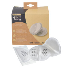 Vital Baby Nurture Ultra Comfort Breast Pads - Disposable Nursing Breast Pads - Contoured, Soft, Ultra-Absorbent & Leak-Free