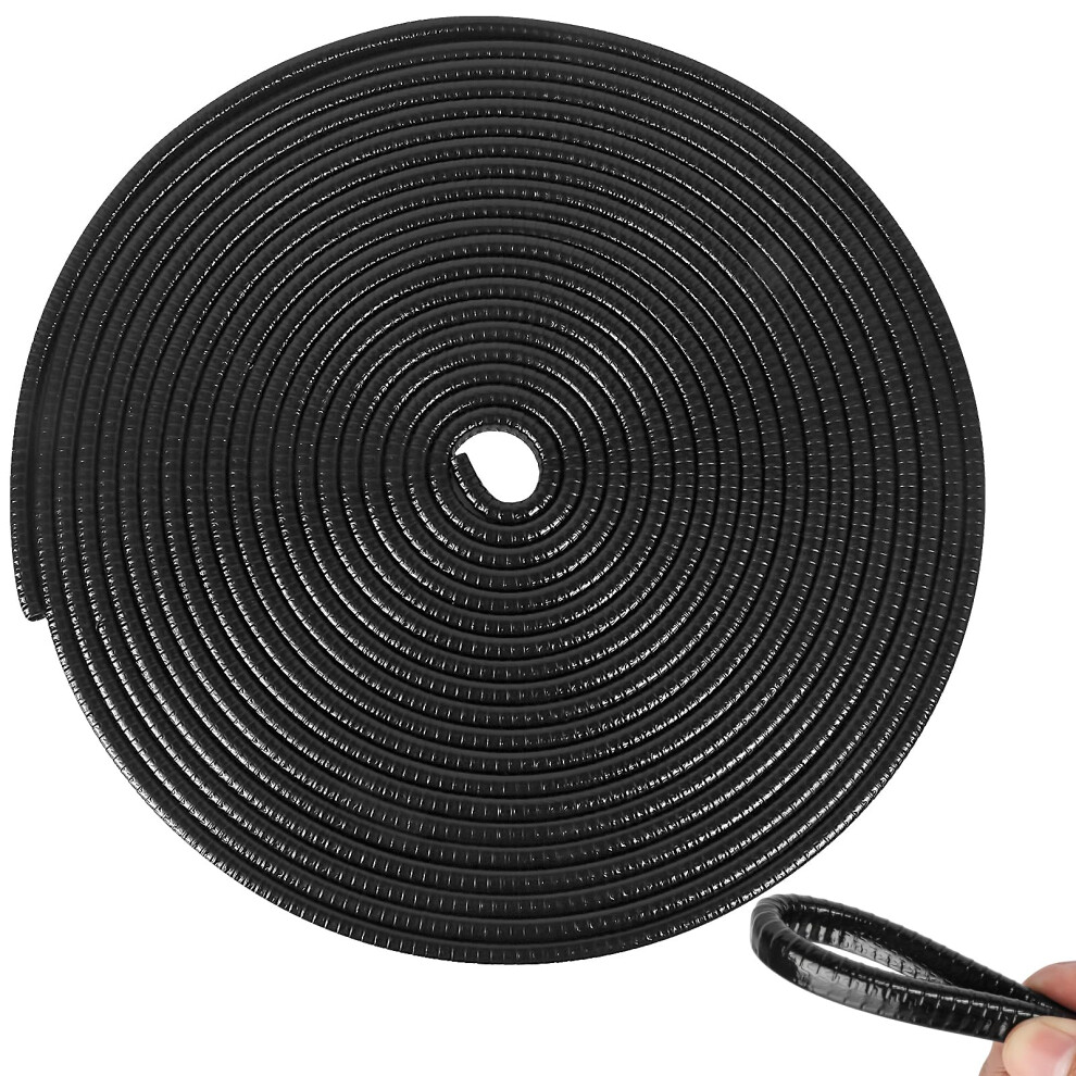 Storystore Car Door Edge Protector 32Ft(10M) Universal Rubber U Shape Car Edge Trim Seal, Door Protectors Edge Guards Fit For Most Cars (Black) Black 5051226423239