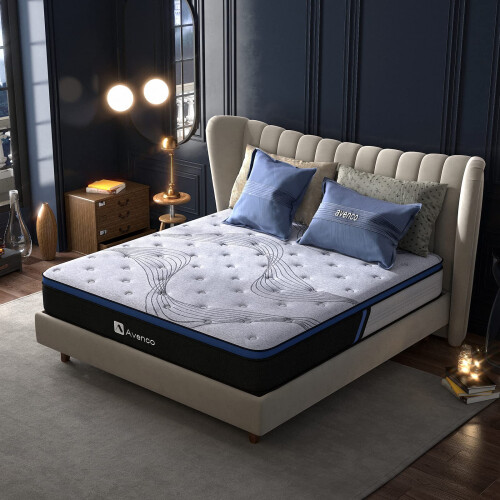 Avenco Bed Mattress Conventional, Bamboo Foam, Small Double 1