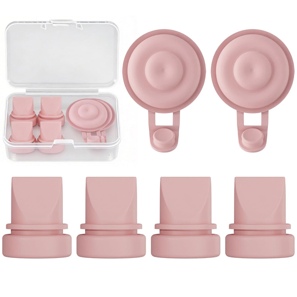 Milkflow Duckbill Valves & Silicone Diaphragm Replacement Parts Compatible With Momcozy M9 Wearable Breast Pump – Bpa-Free Food-Grade Silicone Accessories