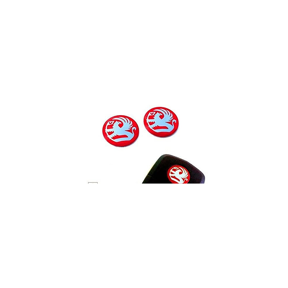 Vauxhall 2 X New Key Fob Badge Emblem 14Mm Sticker For Astra Zafira Vectra Corsa 9555632661033