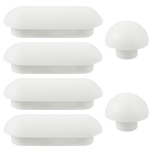 Rumyve Clean Toilet Cushion, Universal Noise Damping Bumper (White)