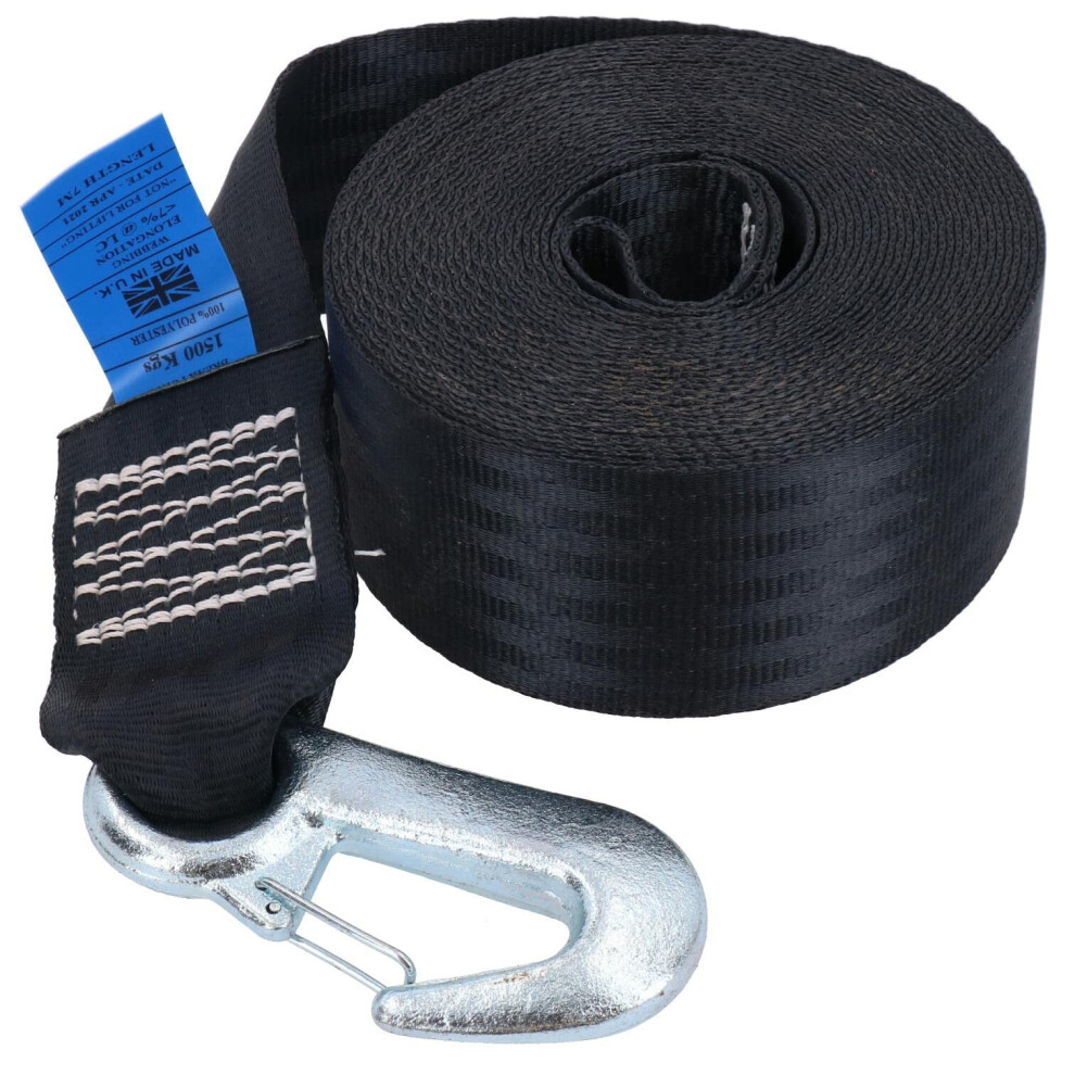 Trailer Winch Strap For Boat, Jetski And Car Trailers 7M Webbing Tr106 5051226443442