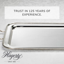 Hagerty Silver Care Cream for Silver 185 g I Effective Polish for Cleaning and Care of Silver Metal I Cleaner for Oxidised Silverware Dishes Trays I