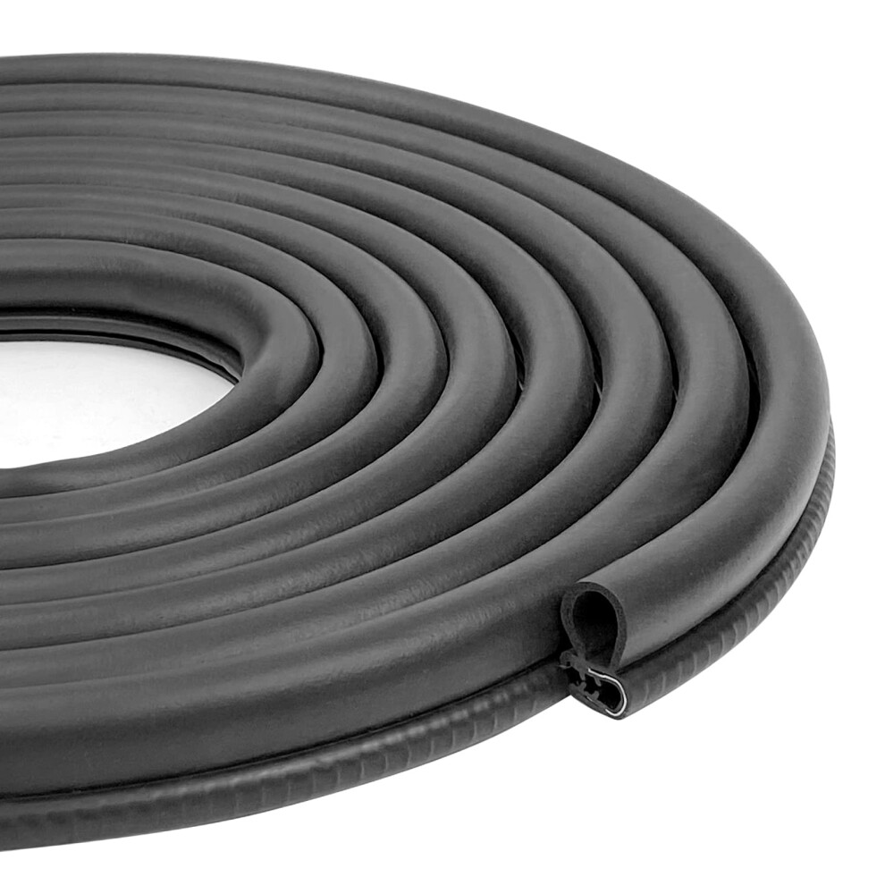 Car Door Rubber Seal, 3M Trim Rubber Weather Stripping Car Door Seal Profile Strip For Car, Boats, Rvs, Trucks And Home Applications 5051226423833